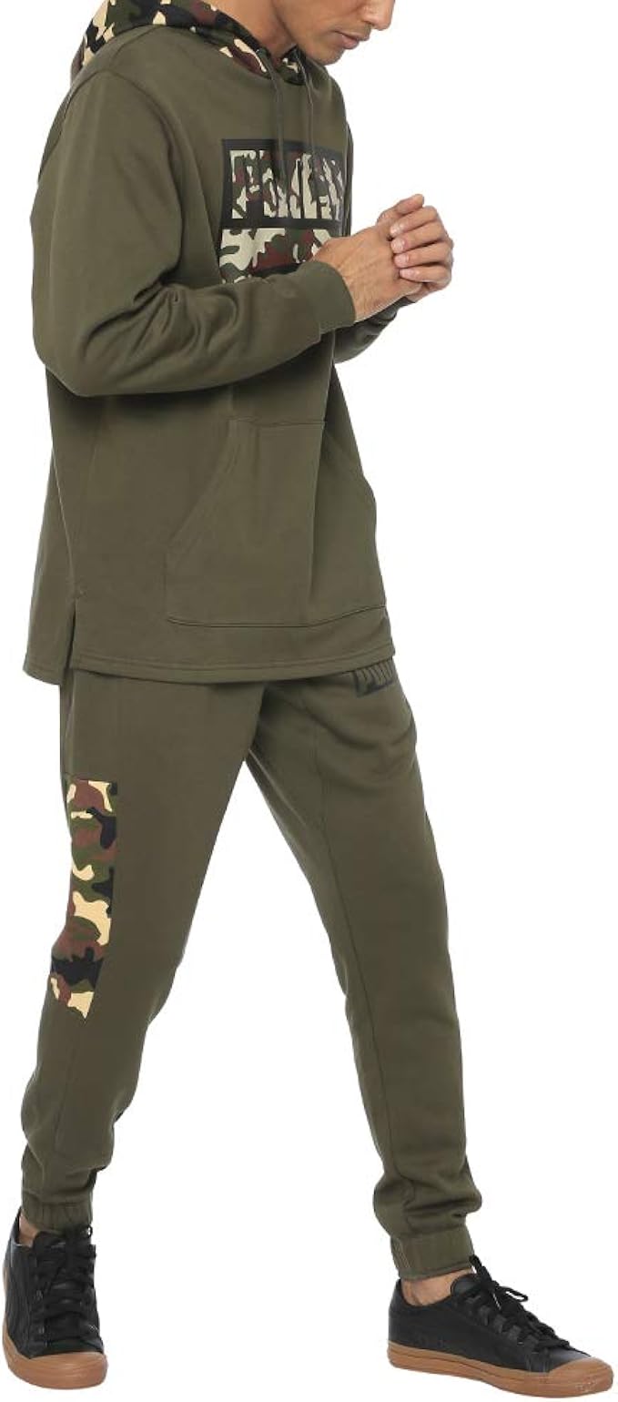 PUMA Sudadera Rebel Camuflaje Verde Militar : Amazon.es: Ropa