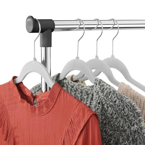 Whitmor Folding Garment Rack - Rolling Clothes Hanger - Adjustable Height - Black by Whitmor - Used condition - US$25.77