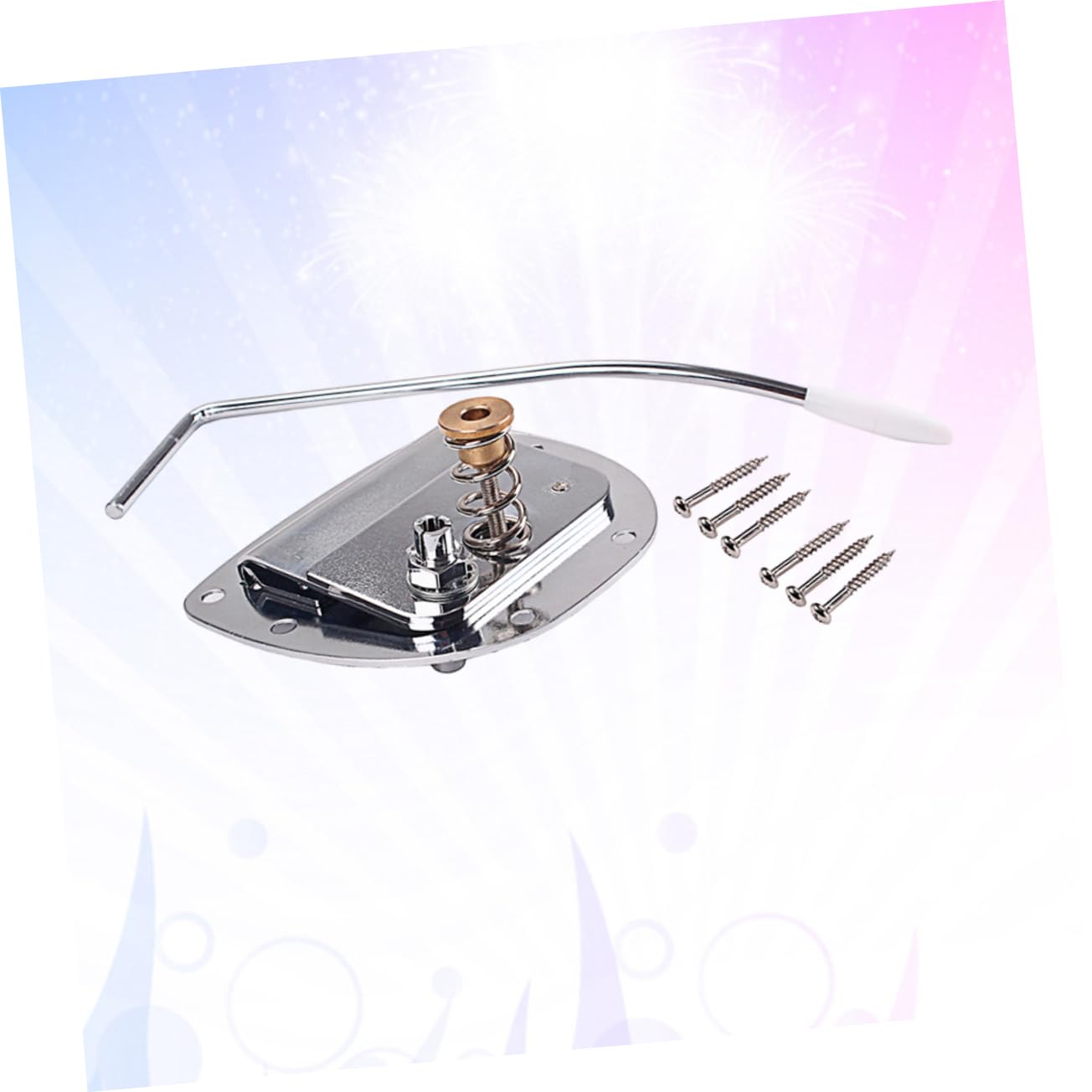 Ga426 Ponte Tremolo per Chitarra Jazz, Ricambio Argento