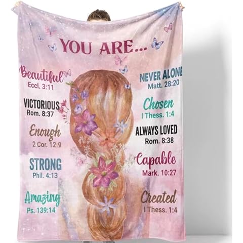 Inspirational Quotes Blanket for Girls Cover