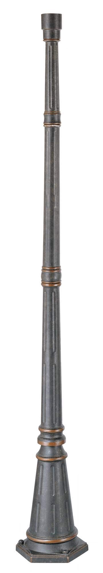 John Timberland Hepworth Traditional Outdoor Light Post and Cap Base Veranda Bronze 76 3/4" Accessory for Post Exterior House Porch Patio Outside Deck