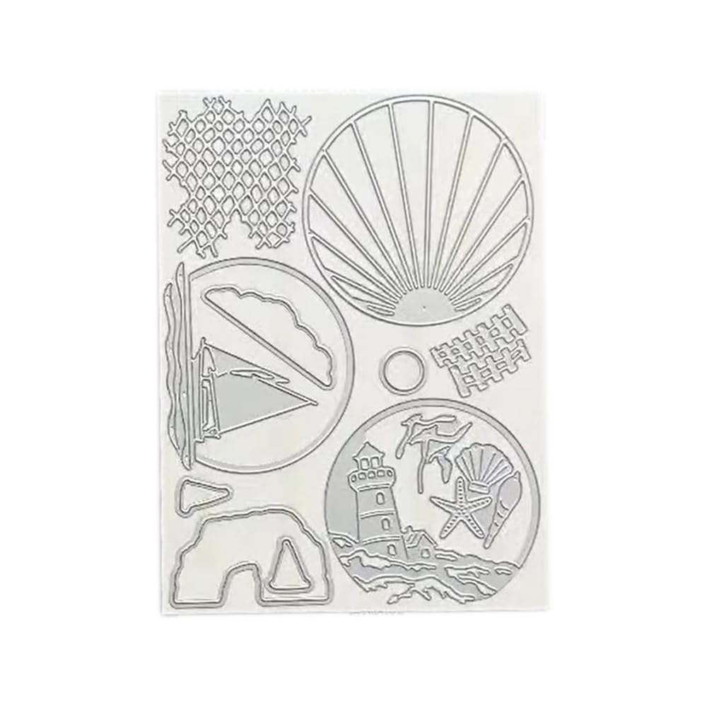 2026 Stamps and Dies for Card Making,Stamps and Dies Sets for Spring, 2025-2026 DIY Various Festivals Album Scrapbooking Birthdays Greeting Card (M7558) - 3