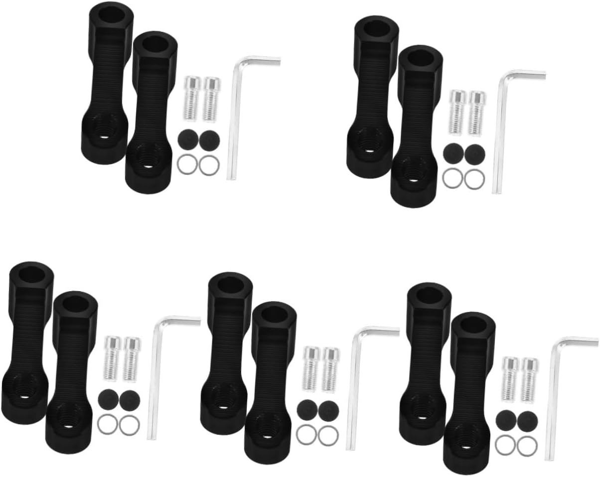 5sets Motorcycle Rear View Mirror Mounts Extend Visibility Rearview Mirror Adapters