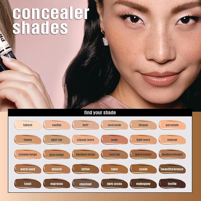 Image of Pro HD Conceal Liquid Concealer for Face Makeup, Full Coverage Beauty Colour Corrector, Ideal for Dark Circles, Women,8g (Porcelain)