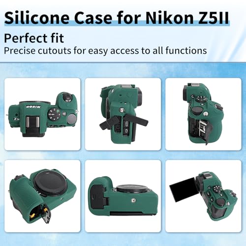 Funda para cámara VOVMOEYA para Nikon Z5II, silicona suave miniatura 2