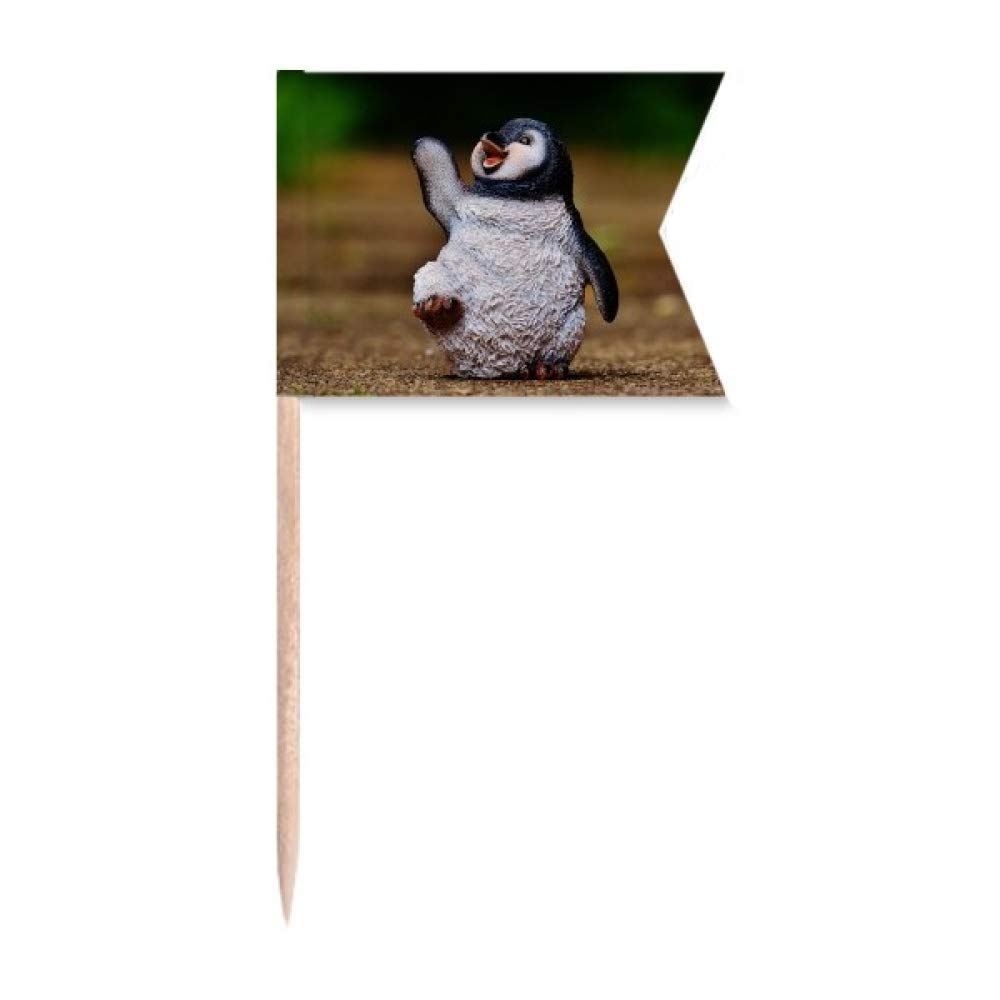 Cure-dent pingouin créature antarctique DIYlab pour gâteau de fête
