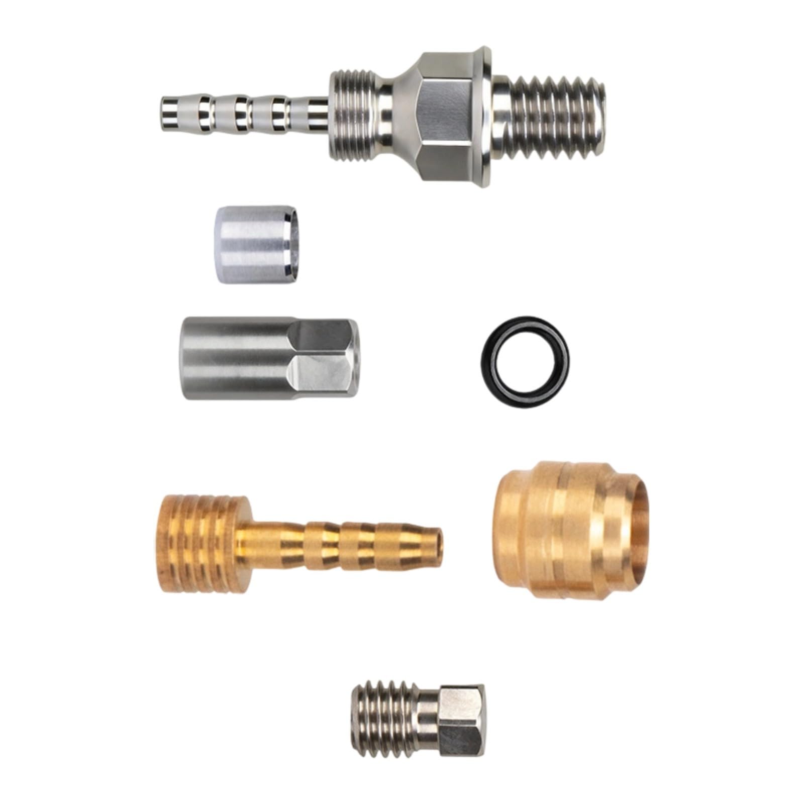 Zbiianxer Type D Oil Needle Shifter Calipers Levers Bolt Replacement Hydraulic Hose Fitting Insert Disc Brake Hose Adapters Bike Cable End Connector Banjo Set