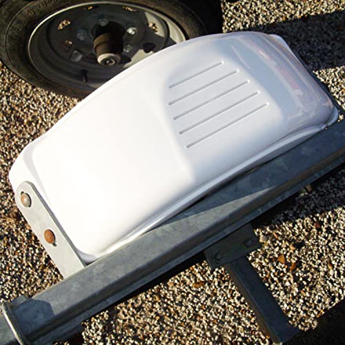 Hecasa Single-Axle Trailer Fenders 8"-12" Skirt Wheels Top Step Skirt Boat Molded 300Lbs Pair Of Two #TOP2