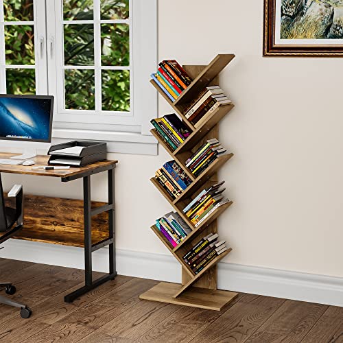 YITAHOME-Libreria-Scaffale-Libreria-in-Legno-Porta-Libri-Moderna-Autoportante-Libreria-CD-Riviste-Salvaspazio-Verticale-Libreria-Legno-Portaoggetti-per-Sala-Camera-Studio-Soggiorno-Ufficio-Bambini