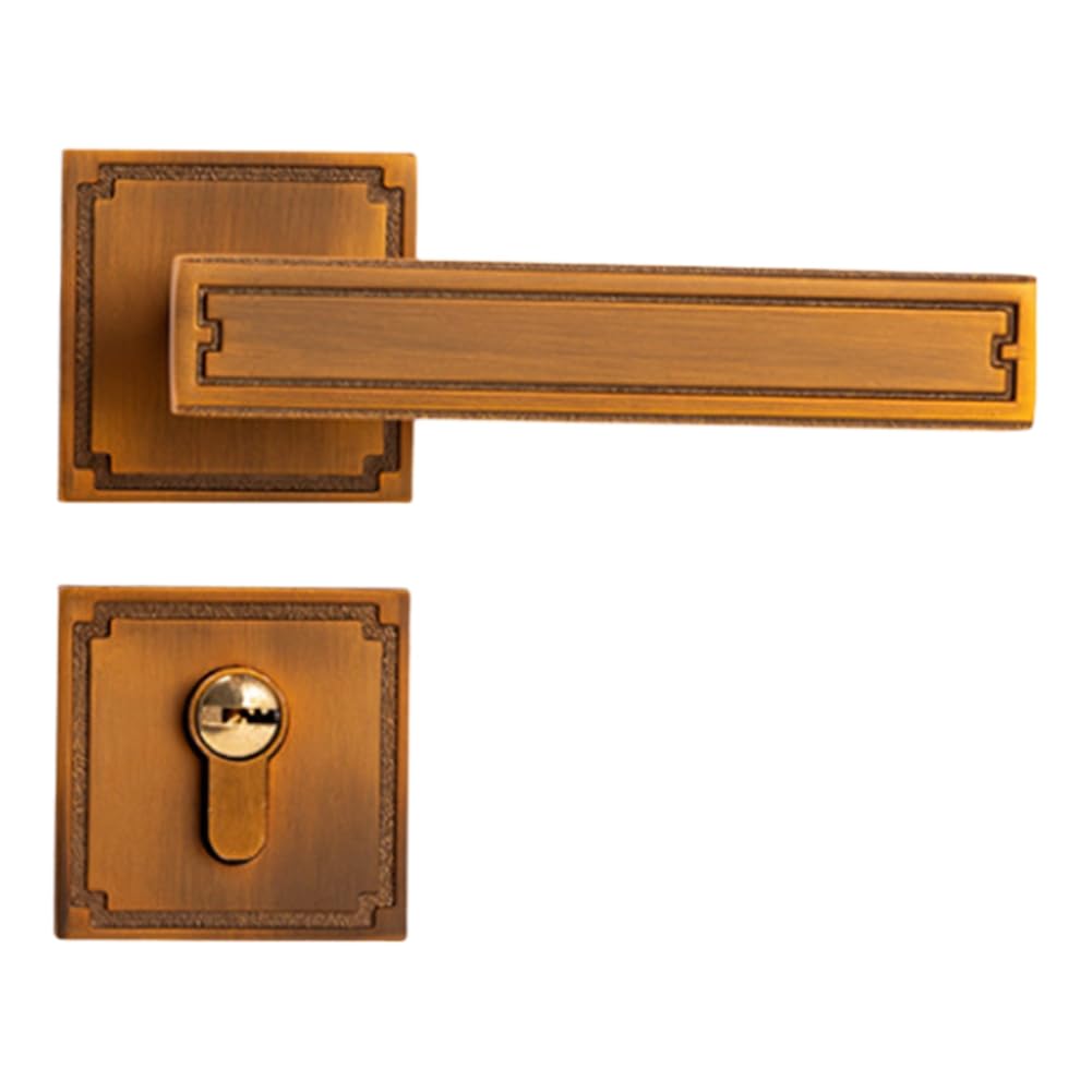 Serrure de porte intérieur silencieux séparé poignée rétro