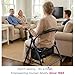 NOVA Cruiser 2 Lightweight Rollator Walker for Beginning Gait Training, 11 lb Foldable Rolling Walker with Seat, Stable Support for Early Mobility