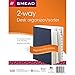 Smead Desk File/Sorter, Daily (1-31) and Monthly (Jan-Dec), 43 Dividers, Letter Size, Dark Blue (89235)