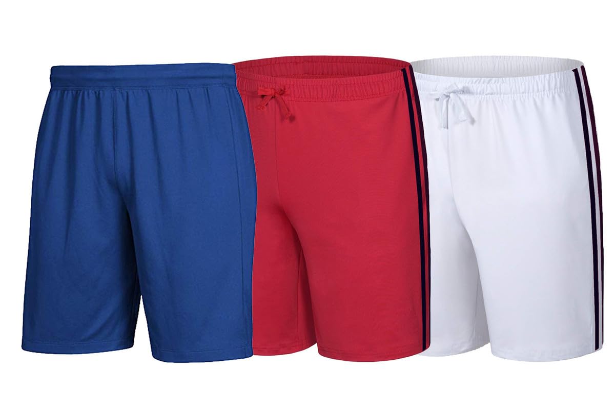 Pack of 3 Men Polyester Shorts -Sports-picture-56