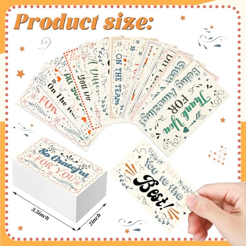 Yeaqee-240-Pcs-Employee-Appreciation-Cards-Kudos-Cards-Funny-Blank-Back-Motivational-Card-Encouragement-Thank-You-Note-Cards-Recognition-Card-for-Teacher-College-Affirmation-GiftDrawing