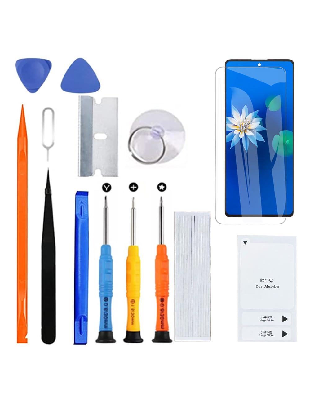 H&LYCYJ Pantalla de visualización para Xiaomi Redmi Note 13 5G TFT 2312DRAABG 2312DRAABI Reemplazo de pantalla LCD con kit