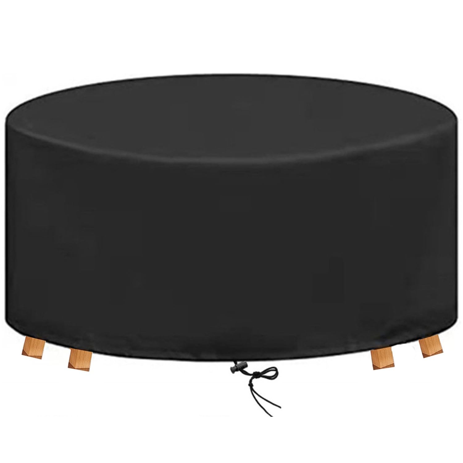 Abdeckung Gartenmöbel Winterfest Rund 250x80cm - Multi Größe Plane Gartenmöbel Wasserdicht Schutzhülle Winddicht Staubdicht Heavy Duty, Abdeckplanen für Gartenmöbel Outdoor Anti-UV