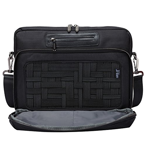 Cocoon MMS2505BK Buena Vista 13" Laptop Messenger Sling with Built-in Grid-IT! Accessory Organizer (Black)3