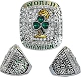 Boston 2024 National Basketball Championship Ring, Trendy Accessory Championship Bling Celebrate Victory, best Gift For Celtics Fans Mens Kids Boys Fathers, Includes Wooden Box
