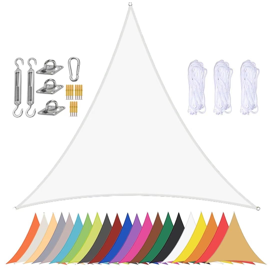 Toile d'ombrage extérieure imperméable 5x5x5m avec œillets anti-UV