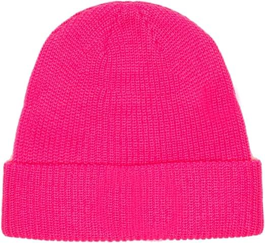 GenericTOP Hoodies Beanie Plain Solid Color Cotton Wool Knitted Thick Soft Winter Caps, Fleece Warm Stretch Trendy Hat, For both men and women.