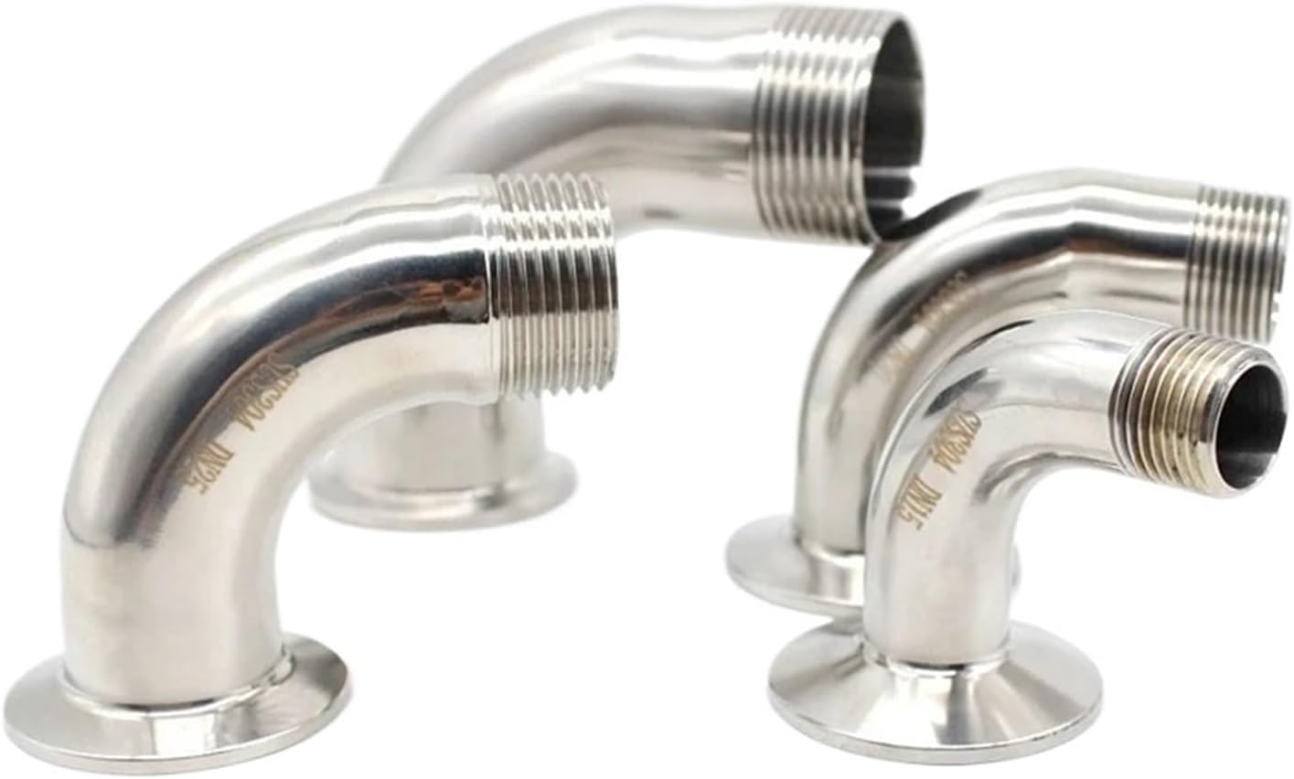 Stainless Steel Tri Clamp | Stainless Steel Ferrule | Tri Clamp Fitting |  Pipe Fittings - 1 1PC 304 stainless steel 1-1/2" male thread Quick connector Tri