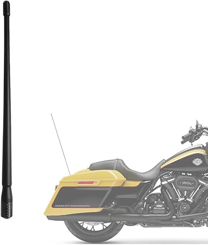 Antena de radio de motocicleta apta para motocicletas Harley Davidson todos los modelos 1998-2023  Recepción de radio AMFM optimizada  Antena de