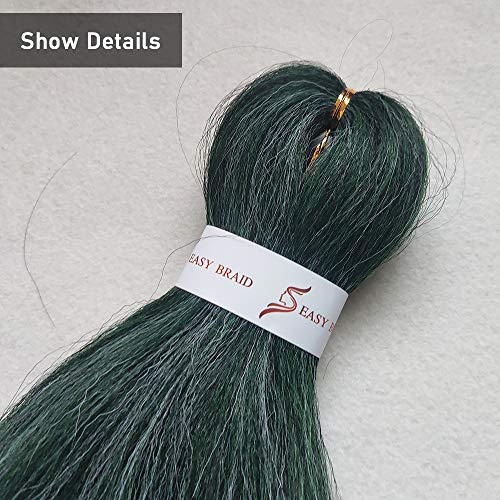 3 Tone Pre Stretched Braiding Hair Extensions Yaki Straight Crochet Hair Jumbo Box Braids Synthetic Ombre Afro Easy Braid Hair Multi Color #TOP5