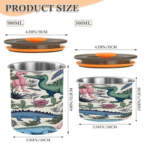 Envase de acero inoxidable para café hermético 500ml miniatura 2