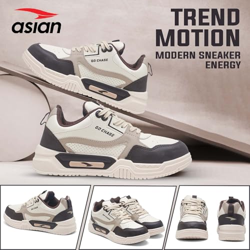 Image of ASIAN Shadow-02 Sneakers for Men | Cushioned Insole, Anti-Slip Outsole & Premium Stylish Design | Trendy Casual Sneakers for Gym