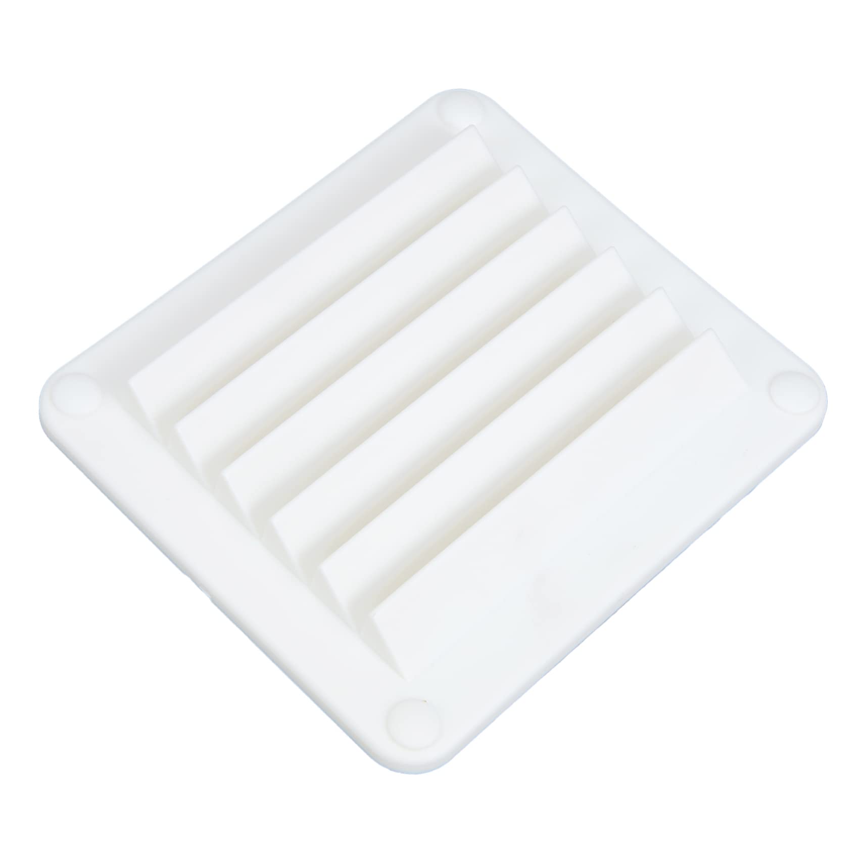 Happyyami Vent Cover Louvered Exhaust Vent for Boat Durable Ventilation Grille for Yachts and Caravans Easy Installation