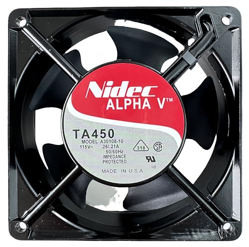 for NIDEC A30108-10 TA450 115V 0.26/0.21A 12038 Cooling Fan,120X120X38mm Cabinet Cooling Fan, 50/60Hz axial Fan A30108-10 BTH Connector
