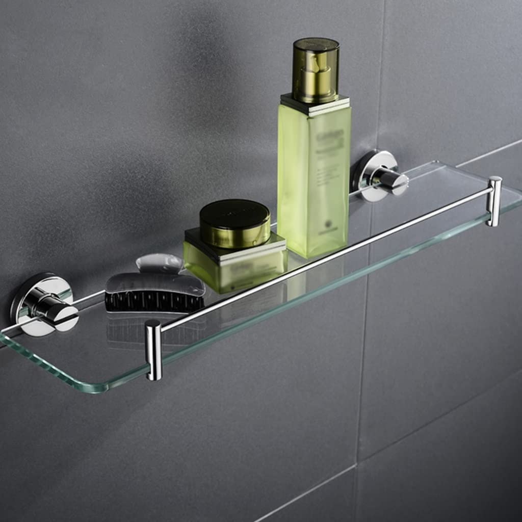 Scaffali da Bagno squisiti Porta mensole per Doccia da Bagno in Vetro da Bagno, Scaffale cosmetico per Doccia in Vetro Stile Moderno a Strato Singolo (Color : 4 PCS)