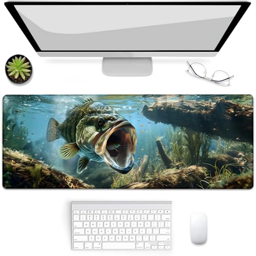Tapis de souris de jeu anti-glisse base caoutchouc antidérapant pêche sous-marine