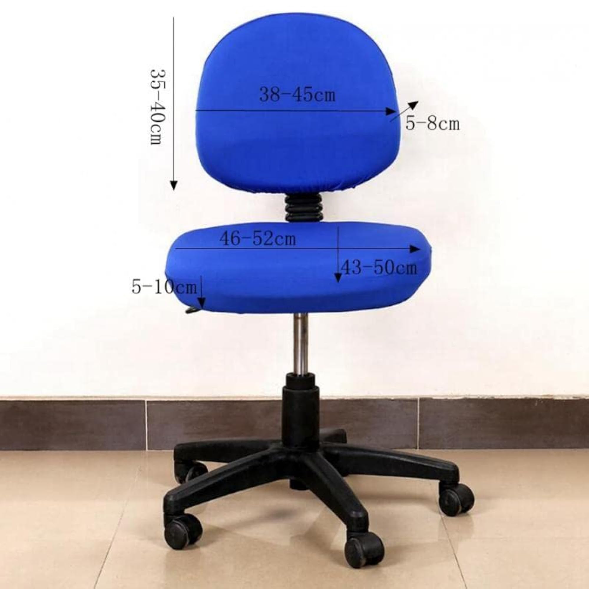Stretch Soft Swivel Chair Slipcover, Coffee Colour