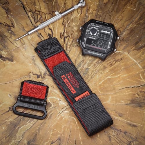 Bracelet nylon 18mm ultra durable compatible Casio DW-H5600 et AE-1000W résistant - 3