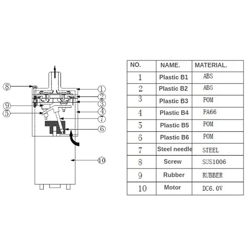 Oil-Free Pressure Pump Portable Mini Diaphragm Vacuum Pump Microfiltration Pump for Filtration Liquid Sampling Gas Collection