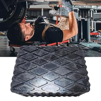 Car Lift Blocks - Lifting Pad Automotive, Square Rubber Pad