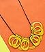 Tagua Necklace Slices in Yellow Handmade Fairtrade, Adjustable