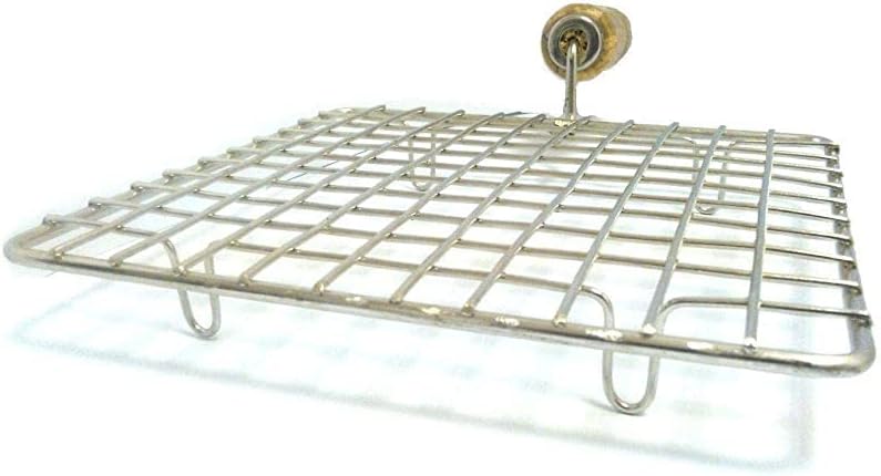 Tabakh Rose Wire Roaster Rack, Papad Jali, Square