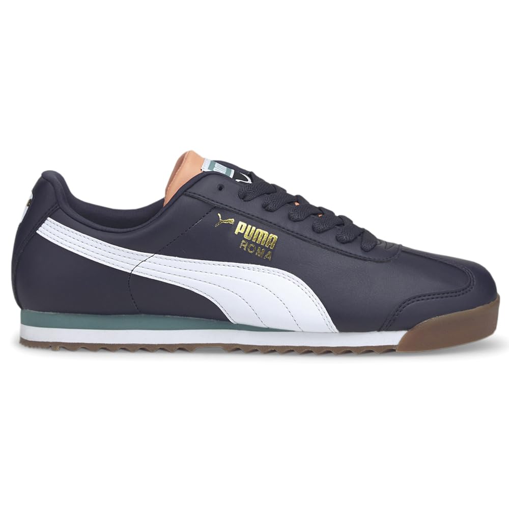 PUMA - Mens Roma Basic + Shoes, Size: 7.5 M US, Color: Parisian Night/Puma White/Gum