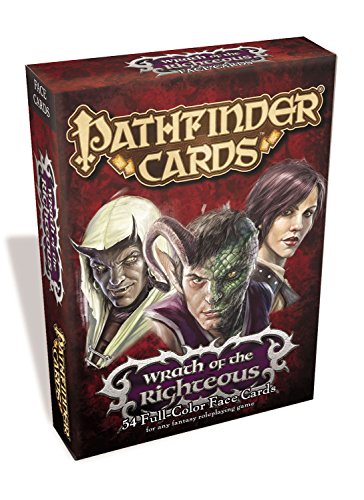 Cards: wrath of the righteous face cards deck