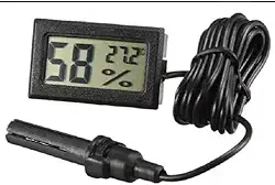 TERMO-HIGROMETRO E TERMOMETRO DIGITAL EMBUTIR COM SONDA