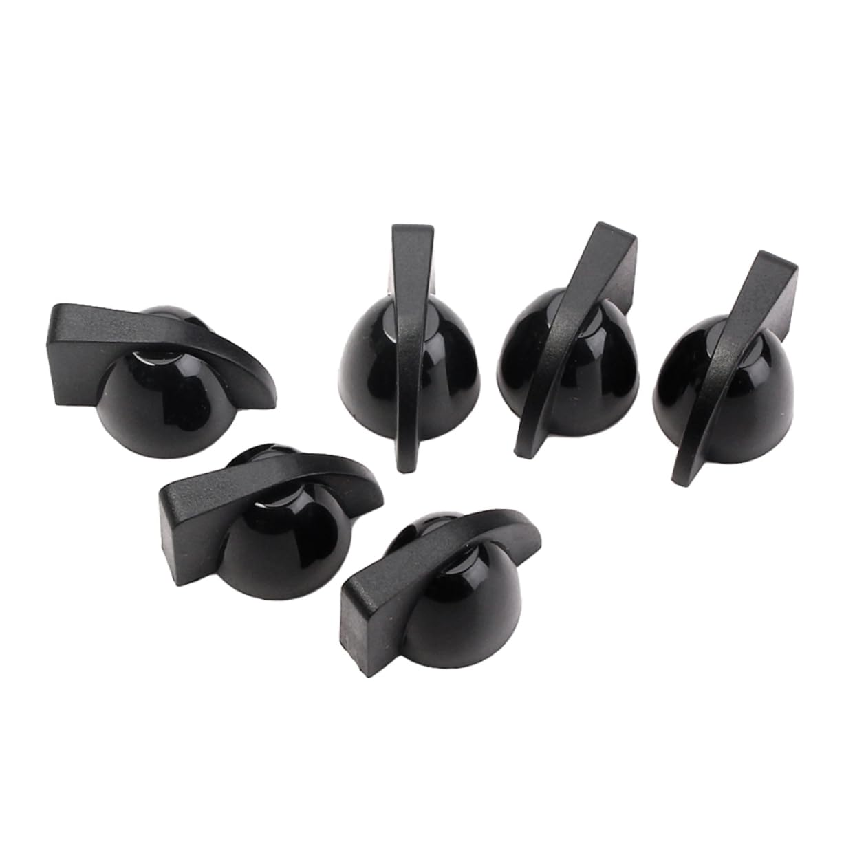 SUPVOX 6pcs Guitar Effect Pedal Knob Guitar Amplifier Parts Electric Guitar Accessories Electric Guitar Parts Chicken Head Pedal Knob Chicken Head Control Knob Triangle Loudspeaker