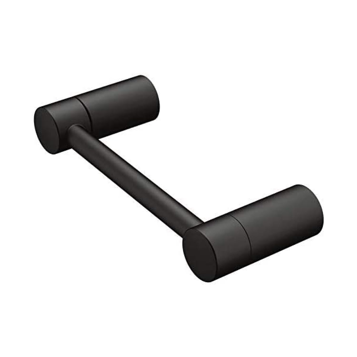 Matte Black Pivot Toilet Paper Holder for Bathroom, Wall Mount Toilet Roll Dispenser