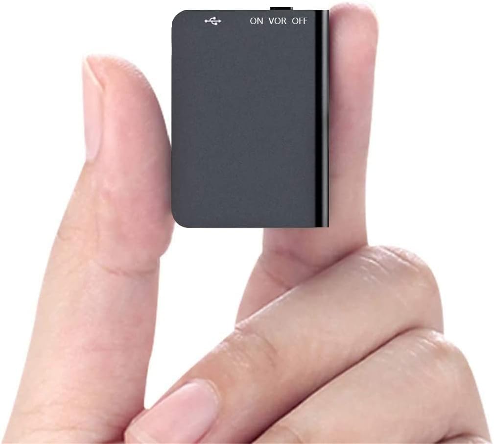16GB Registratore Vocale, Capacità di Registrazione di 192 Ore, Registratore Vocale Professionale con Attivazione Vocale e Funzione MP3, Mini Registratore per Lezioni, Riunioni, Interviste