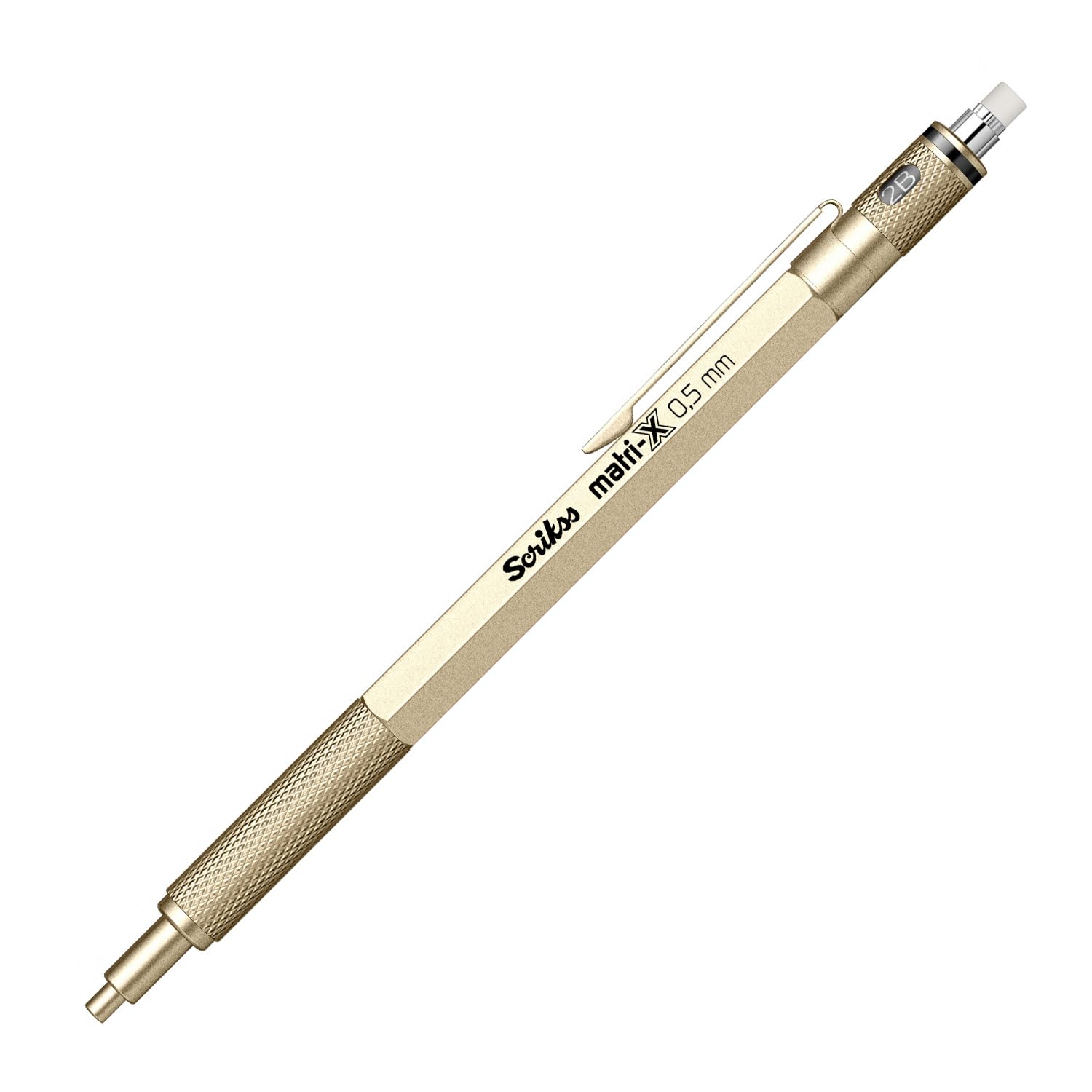 Scrikss Office Matri-X Versatil 0.5 Mm Metalik Altın Şeffaf Amb.