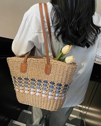Bolso Tote de Playa para Mujer con Asa Superior miniatura 2
