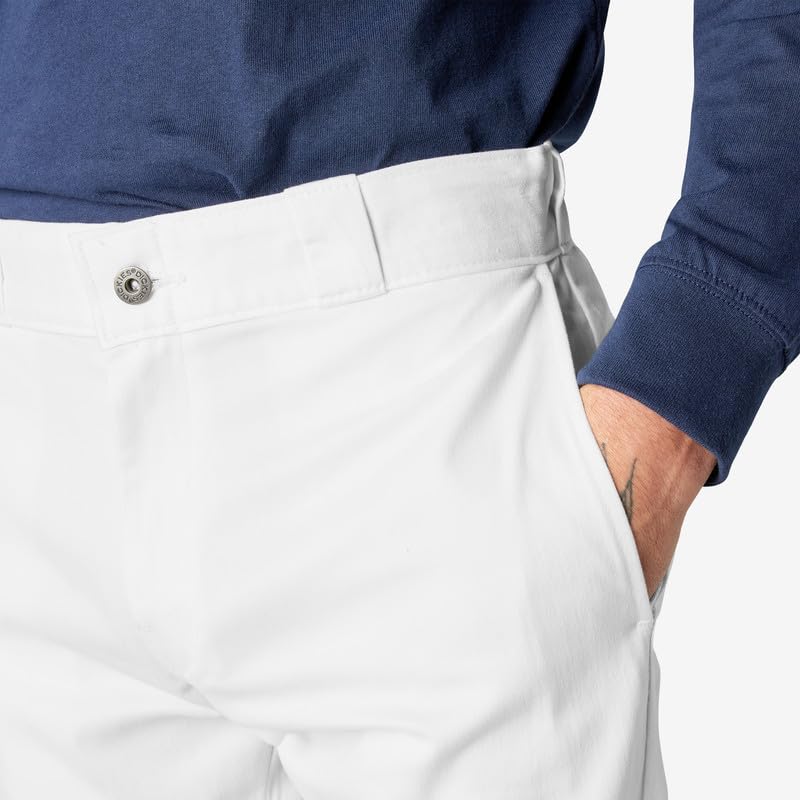 Dickies Men's Skinny Straight Double Knee Work Pants - Durable, Slim Fit, Industrial Uniform & Workwear,White, 36W x 30L - image 7