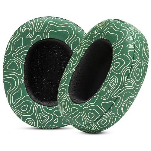 WC PadZ Crusher Evo - Upgraded Earpads for Skullcandy Crusher Evo Crusher Wireless Hesh ANC & More Made by Wicked Cushions | Enhanced Comfort & Sound Isolation | Emerald Tide