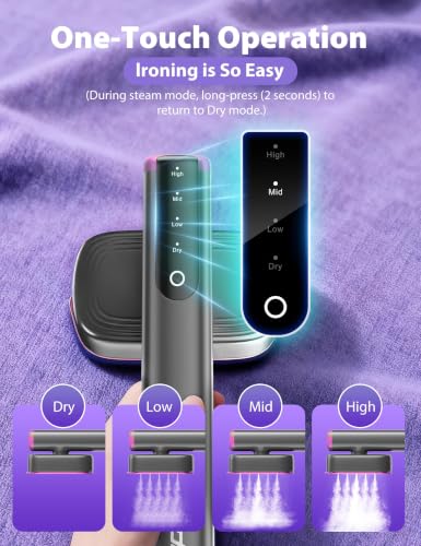 Image of Travel Steamer for Clothes, Portable Handheld Garment Steamer